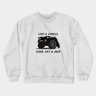 American Jeep Black Crewneck Sweatshirt